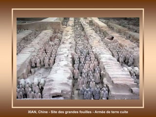 XIAN, Chine - Site des grandes fouilles - Armée de terre cuite 