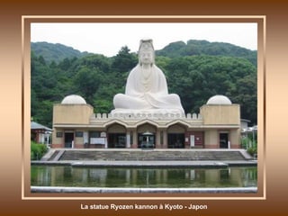 La statue Ryozen kannon à Kyoto - Japon 