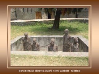 Monument aux esclaves à Stone Town, Zanzibar - Tanzanie 