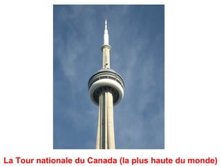 La Tour nationale du Canada (la plus haute du monde)
 