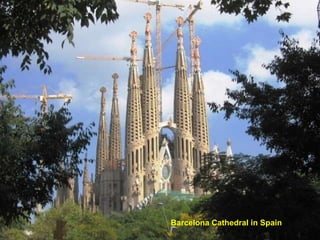 Barcelona Cathedral in Spain 
