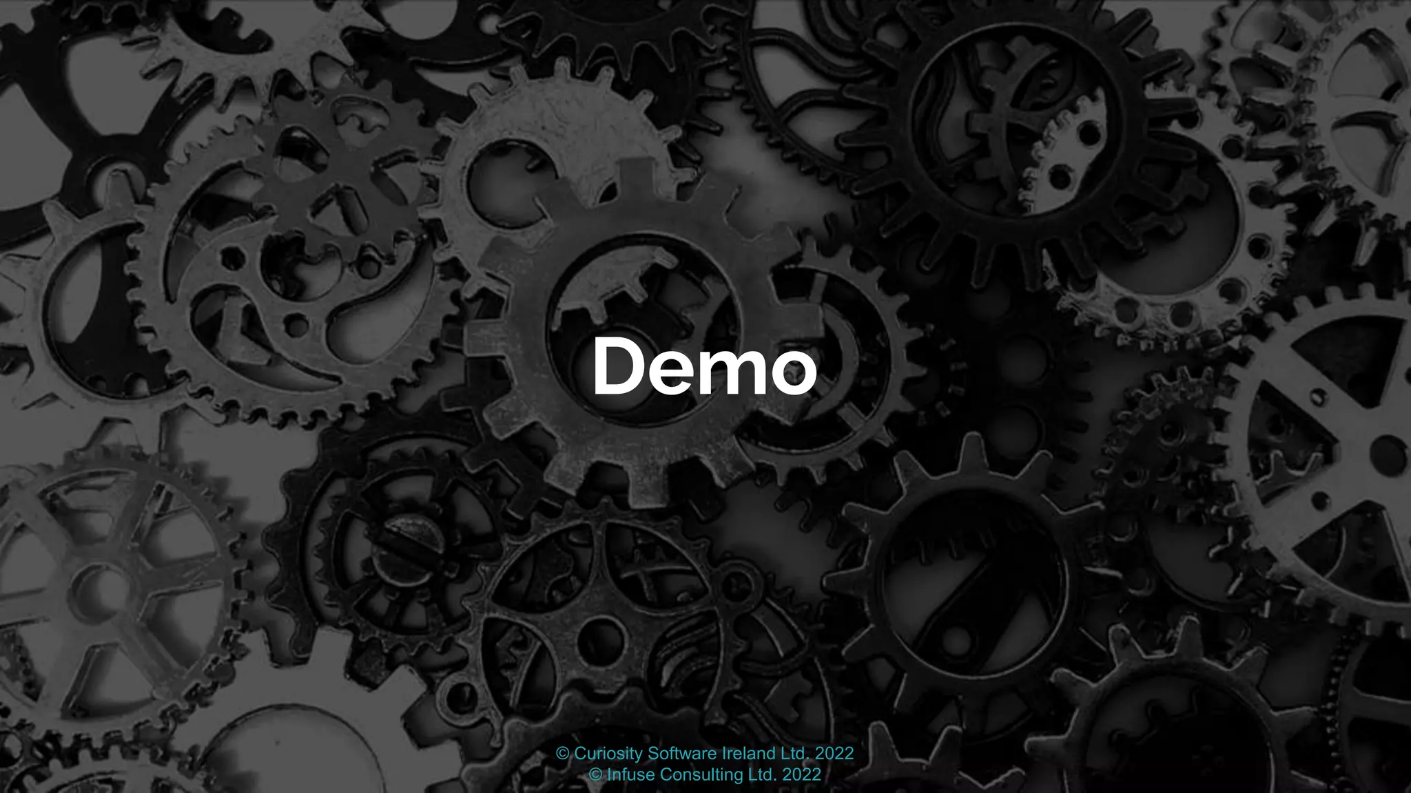 Demo
© Curiosity Software Ireland Ltd. 2022
© Infuse Consulting Ltd. 2022
 