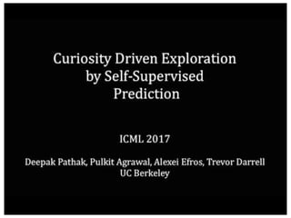 Curiosity driven exploration | PDF