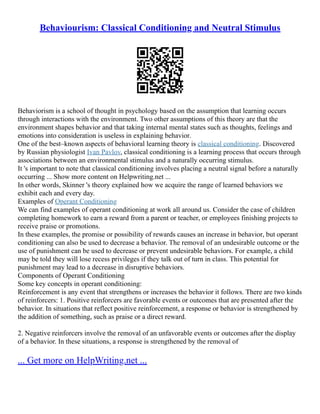 Curiosity Of Ivan Pavlov | PDF