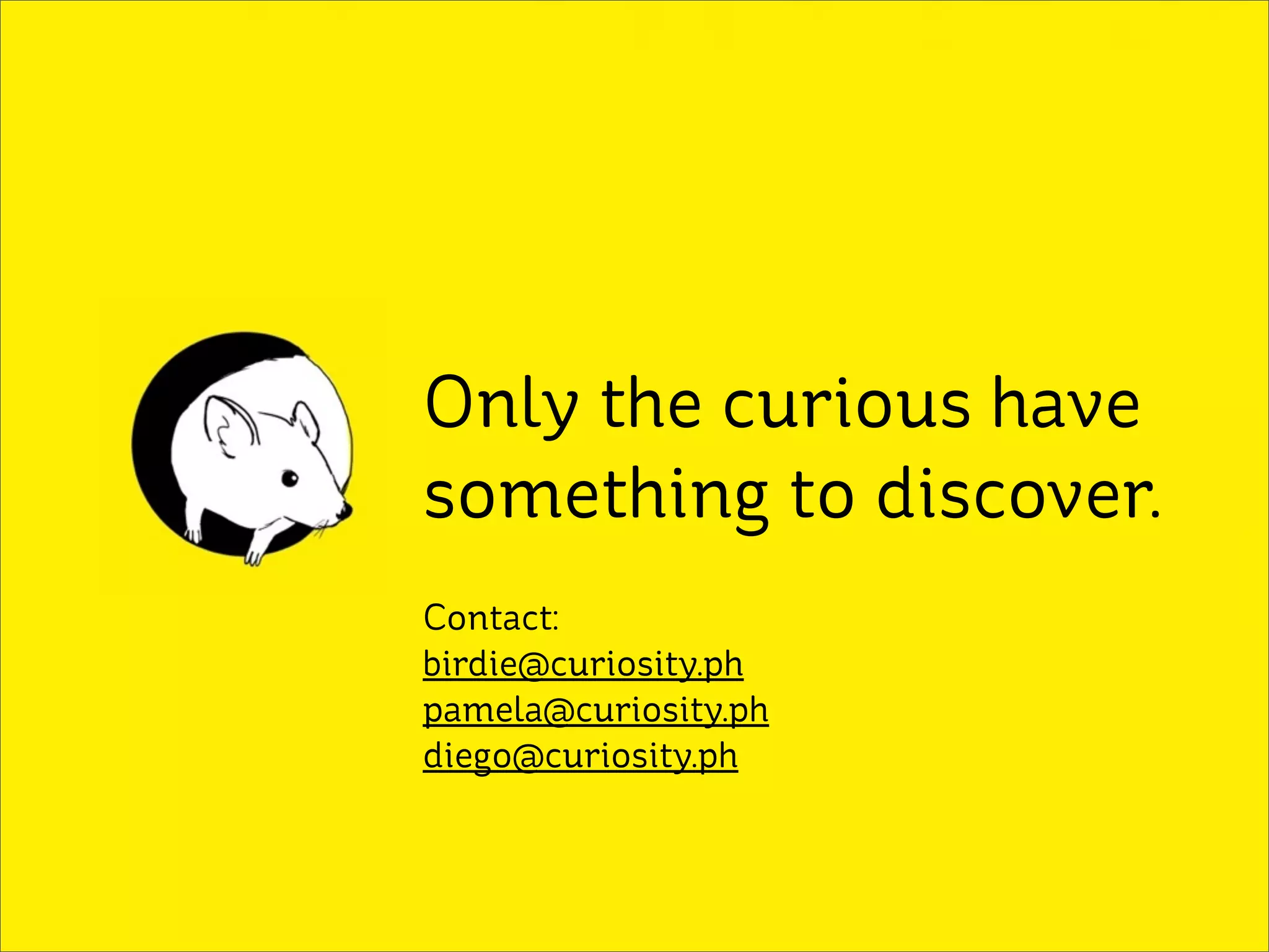 Curiosity Design Research | PPT