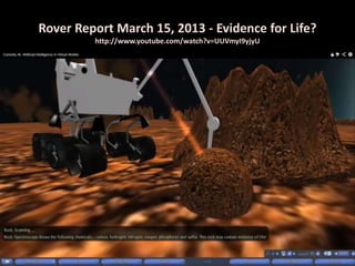 Curiosity rover robotic geologist | PPTX