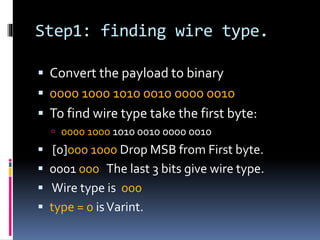 Reversing Google Protobuf protocol | PPTX