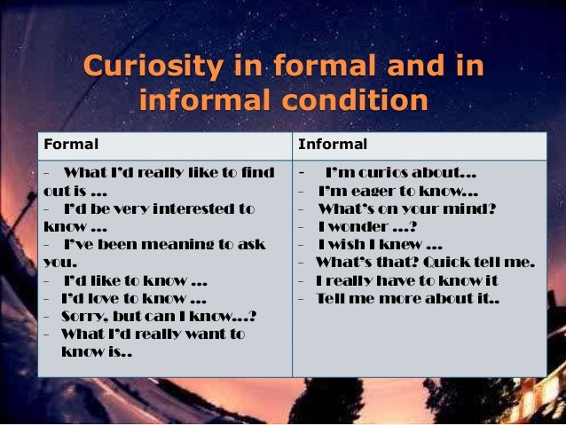 Curiosity Expression