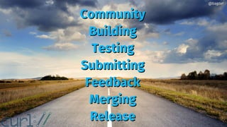 CommunityCommunity
BuildingBuilding
TestingTesting
SubmittingSubmitting
FeedbackFeedback
MergingMerging
ReleaseRelease
@bagder@bagder
 