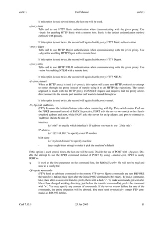 curl manual