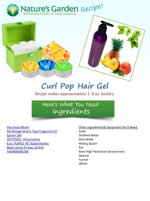Curl Pop Hair Gel