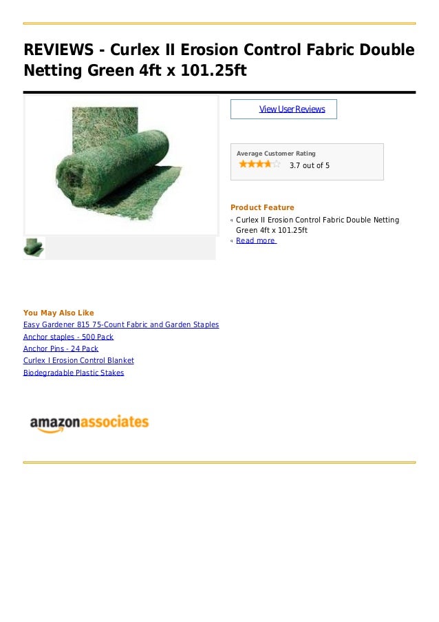 Curlex ii erosion control fabric double netting green 4ft x 101.25ft