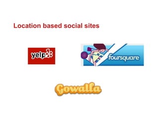 Location based social sites 