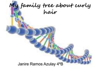 Janire Ramos Azulay 4ºB
My family tree about curly
hair
 