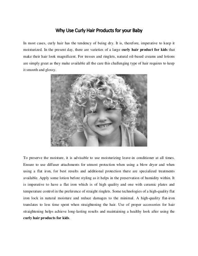 Curly Hair Products For Kids