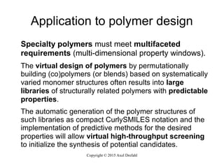 Application of CurlySMILES to the encoding of polymer systems | PDF