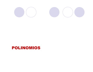 POLINOMIOS
 