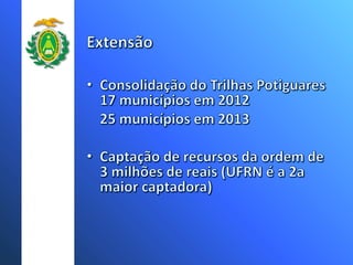 Expansão e qualidade na UFRN