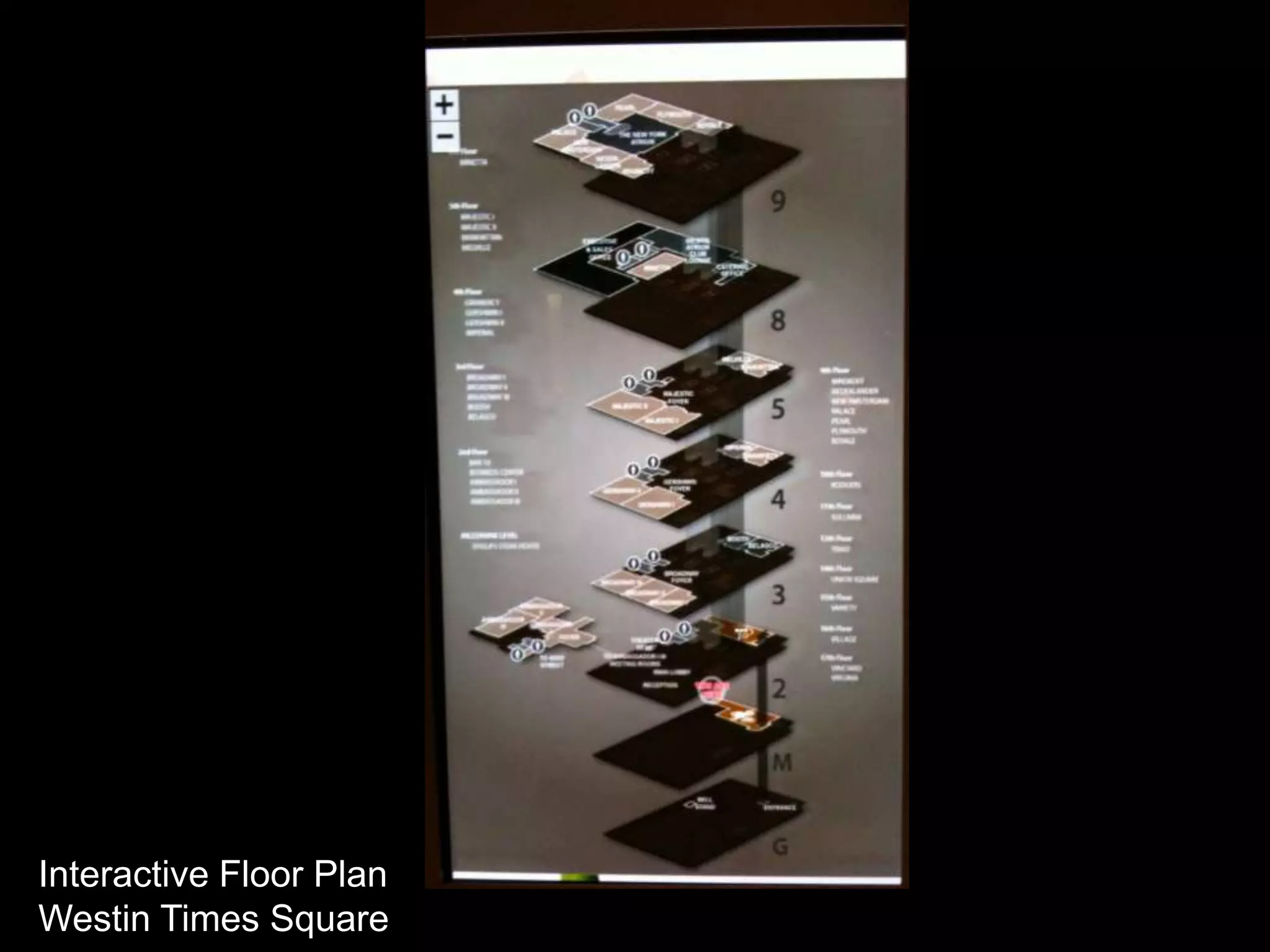 Interactive Floor PlanWestin Times Square