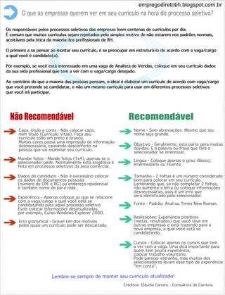 Dicas para montar um currículo profissional | PDF