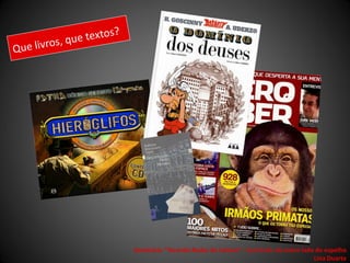 Seminário "Tecendo Redes de Leitura“ - Currículo: do outro lado do espelho
                                                               Lina Duarte
 