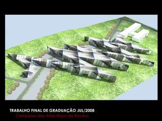 TRABALHO FINAL DE GRADUAÇÃO JUL/2008 Complexo das Artes Bispo do Rosário. 