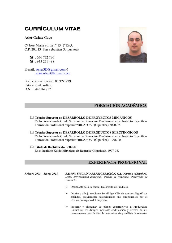 currculum vitae asier gajate junio 2011 1 728