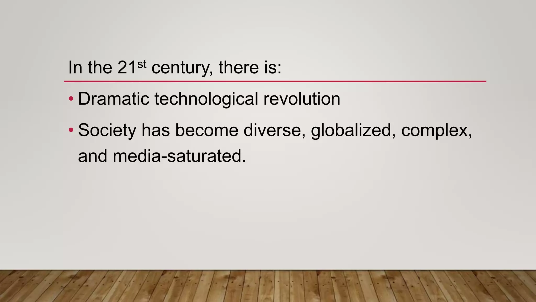 The 21st Century Curricular Landscape in the Classroom | PPTX