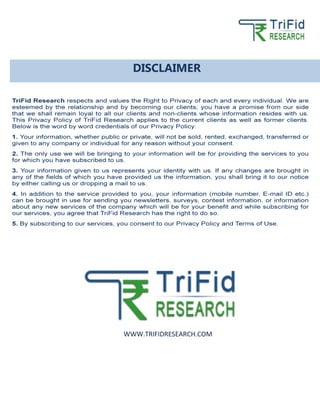 WWW.TRIFIDRESEARCH.COM
DISCLAIMER
