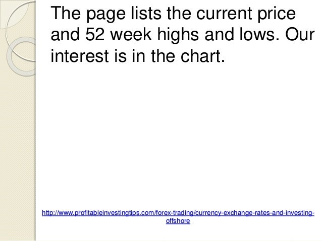 Currency exchange investment