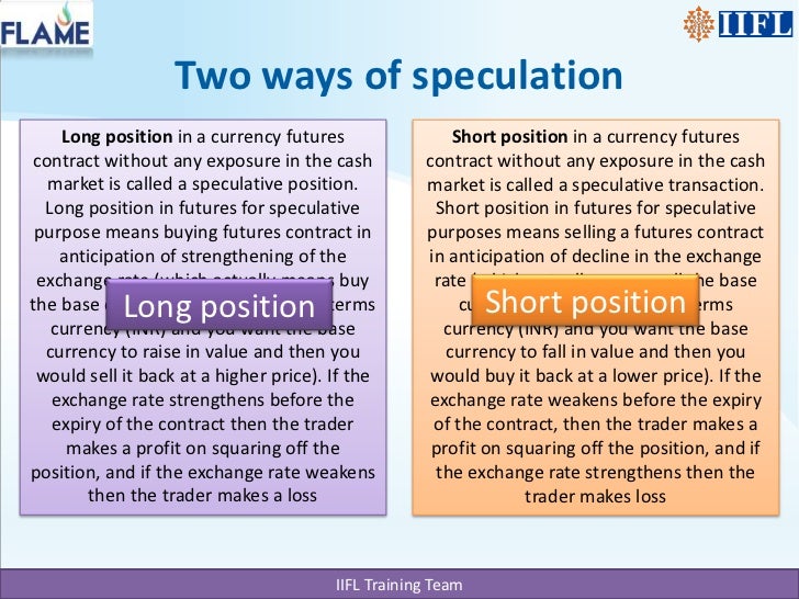 Trading strategies in futures