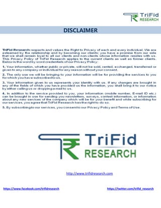 http://www.trifidresearch.com
https://www.facebook.com/trifidresearch https://twitter.com/trifid_research
DISCLAIMER
 