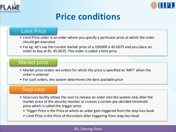 Forex trading terms