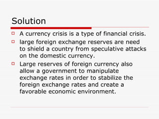 Currency crisis