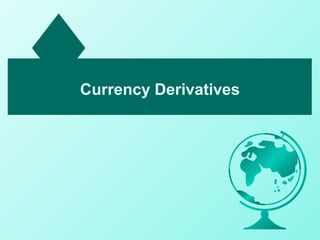 Currency Derivatives
 