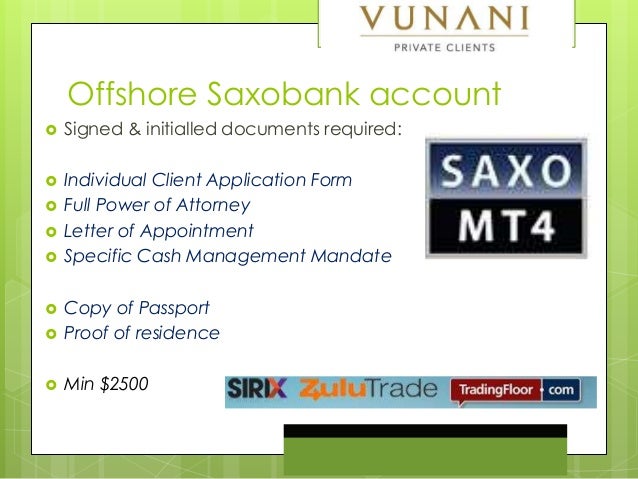 Forex offshore account