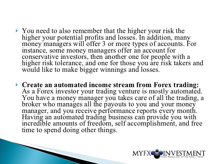 Forex brokers offering managed accounts