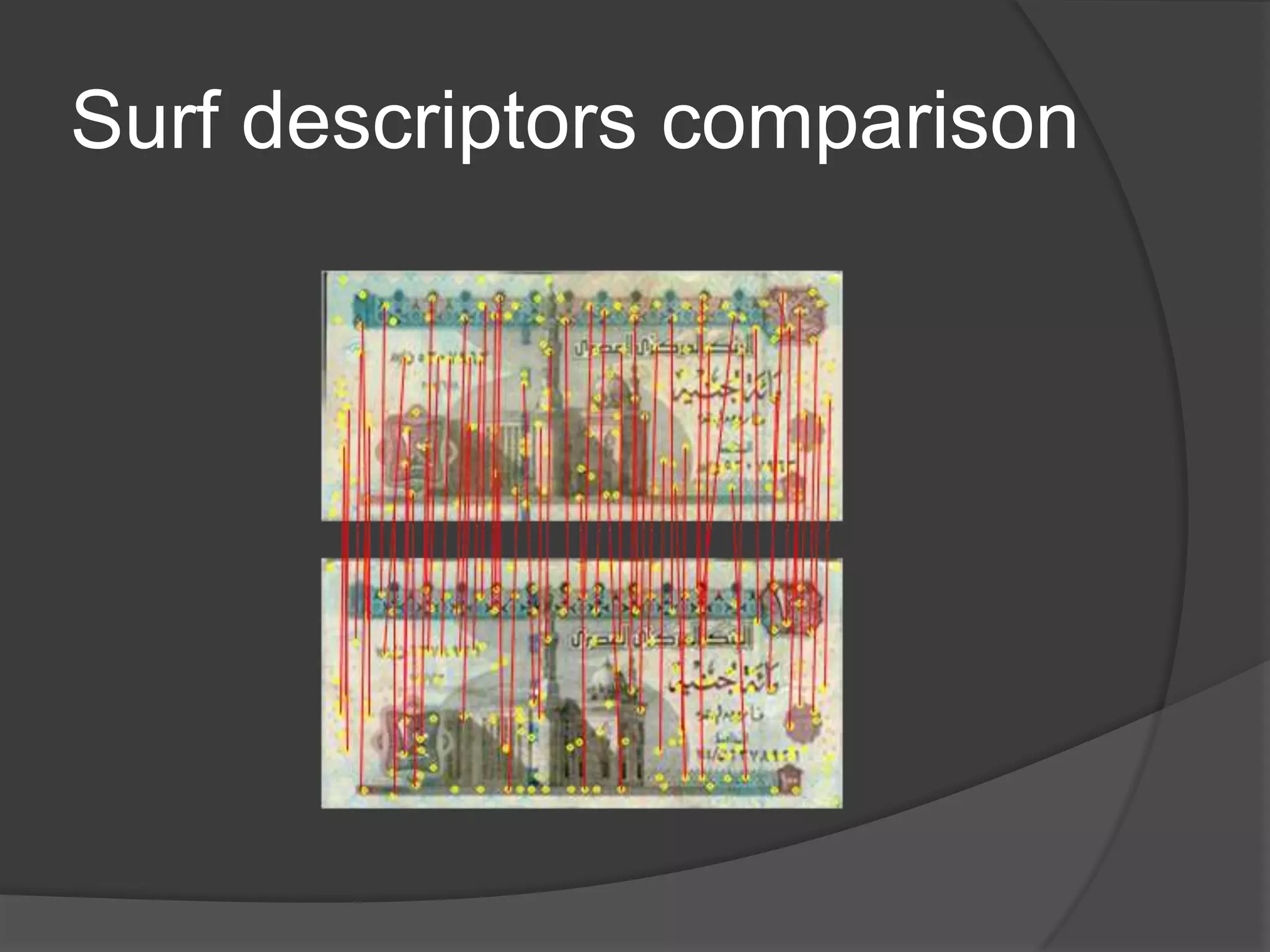 Surf descriptors comparison
 