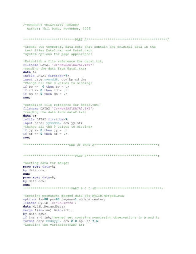 SAS Programming | PDF