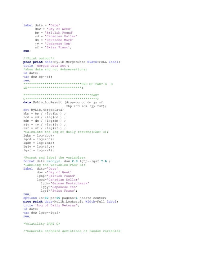 SAS Programming | PDF | Free Download