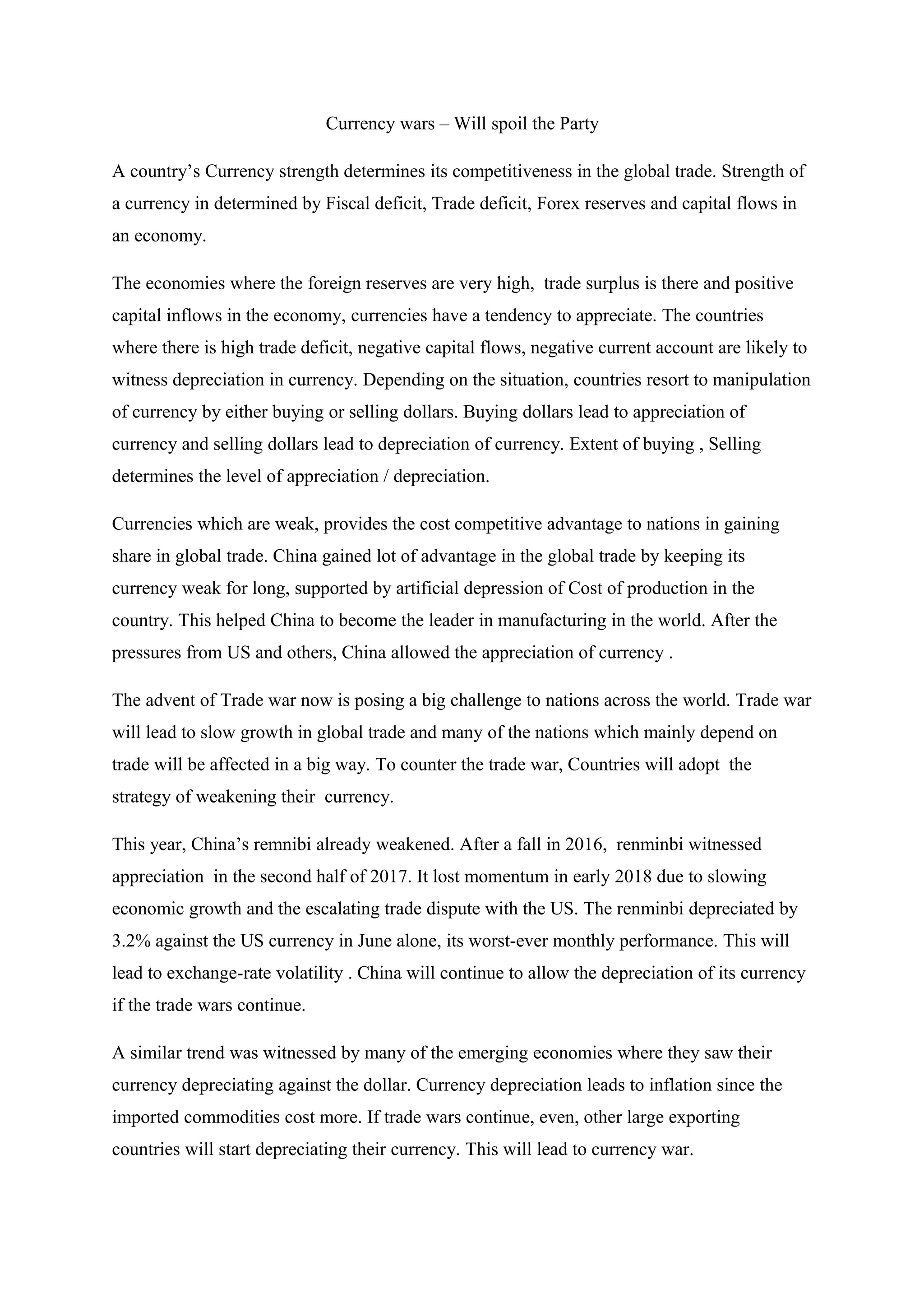 Currency Wars | PDF | Free Download