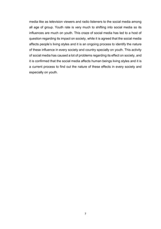 impact of social media on youth | PDF