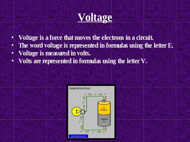 Current And Voltages