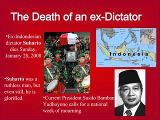 The Death of an ex-Dictator ,[object Object],[object Object],[object Object]