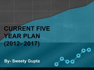 CURRENT FIVE
YEAR PLAN
(2012- 2017)
By- Sweety Gupta
 