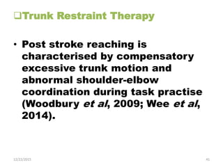Current Techniques For Rehabilitation Of Upper Limb After Stroke | PDF