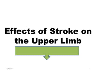 Current Techniques For Rehabilitation Of Upper Limb After Stroke | PDF