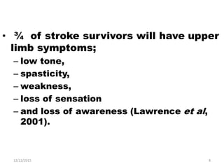 Current Techniques For Rehabilitation Of Upper Limb After Stroke | PDF