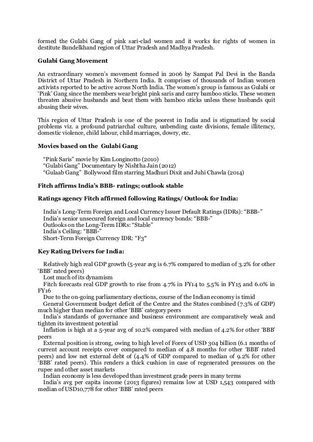 Current Affairs April 2014 Gktoday - 