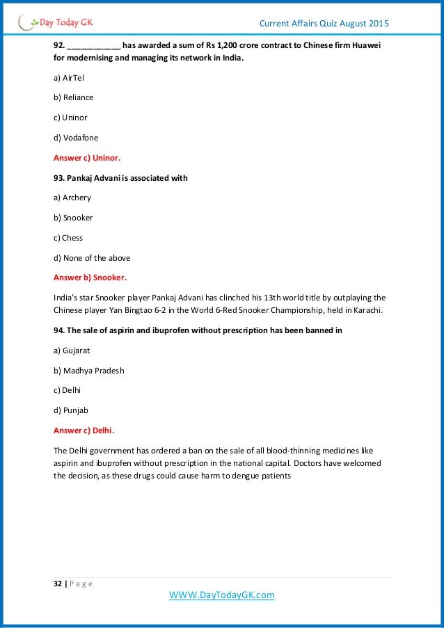 pdf contract vodafone Quiz (august 2015) By Current Affairs Daytodaygk.com pdf pdf contract vodafone Quiz (august 2015) By Current Affairs Daytodaygk.com pdf